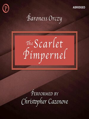 cover image of The Scarlet Pimpernel